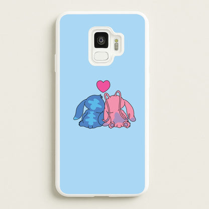 In Love - Pink Alien  - Angel Stitch Phone Case for Galaxy S9