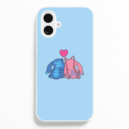 In Love - Pink Alien Phone Case