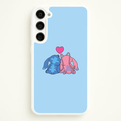 In Love - Pink Alien  - Angel Stitch Phone Case for Galaxy S23