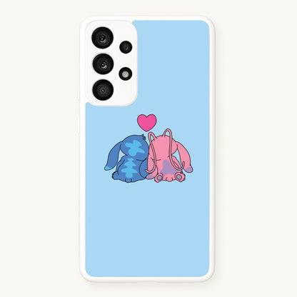 In Love - Pink Alien  - Angel Stitch Phone Case for Galaxy A33