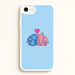 In Love - Pink Alien  - Angel Stitch Phone Case for iPhone 6 / 7 / 8 / SE