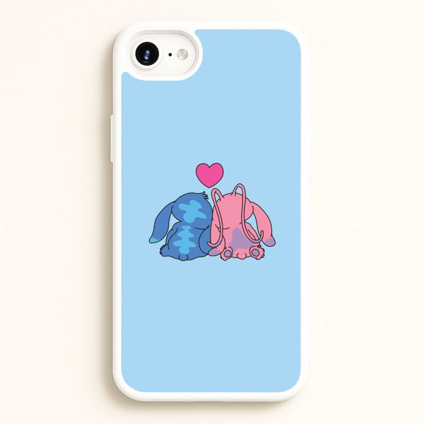 In Love - Pink Alien  - Angel Stitch Phone Case for iPhone 6 / 7 / 8 / SE