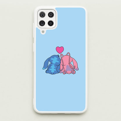 In Love - Pink Alien  - Angel Stitch Phone Case for Galaxy A12