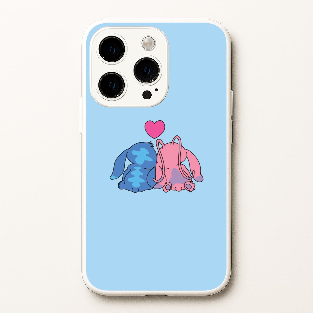 In Love - Pink Alien  - Angel Stitch Phone Case for iPhone 15 Pro Max