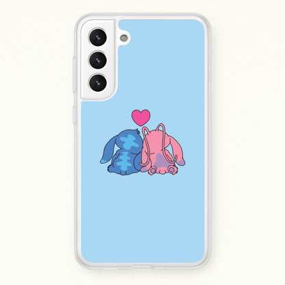 In Love - Pink Alien  - Angel Stitch Phone Case for Galaxy S22 Plus