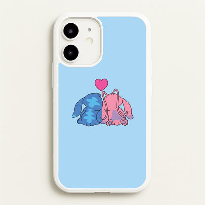 In Love - Pink Alien  - Angel Stitch Phone Case for iPhone 12 / 12 Pro