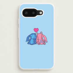 In Love - Pink Alien  - Angel Stitch Phone Case for Google Pixel 9a