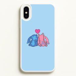 In Love - Pink Alien  - Angel Stitch Phone Case for iPhone XS Max