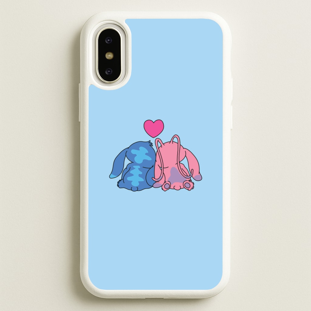 In Love - Pink Alien  - Angel Stitch Phone Case for iPhone X / XS