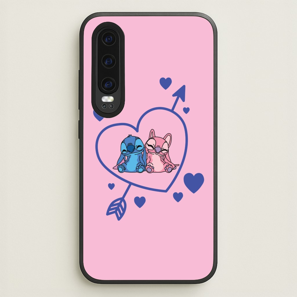 Arrow Heart - Pink Alien  - Angel Stitch Phone Case for Huawei P30