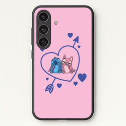 Arrow Heart - Pink Alien  - Angel Stitch Phone Case for Galaxy S24 Plus