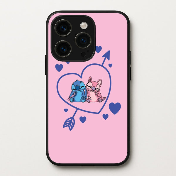 Arrow Heart - Pink Alien  - Angel Stitch Phone Case for iPhone 15 Pro