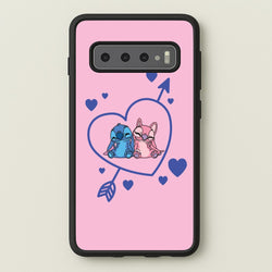 Arrow Heart - Pink Alien  - Angel Stitch Phone Case for Galaxy S10