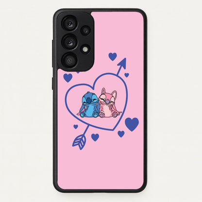 Arrow Heart - Pink Alien  - Angel Stitch Phone Case for Galaxy A33
