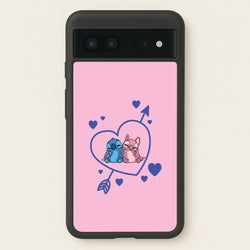 Arrow Heart - Pink Alien  - Angel Stitch Phone Case for Google Pixel 7