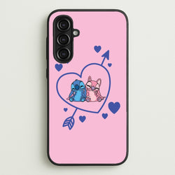 Arrow Heart - Pink Alien  - Angel Stitch Phone Case for Galaxy A16