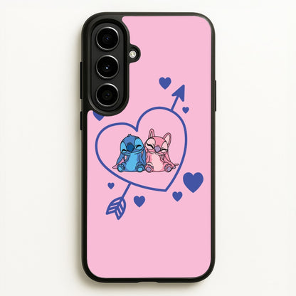 Arrow Heart - Pink Alien  - Angel Stitch Phone Case for Galaxy A56