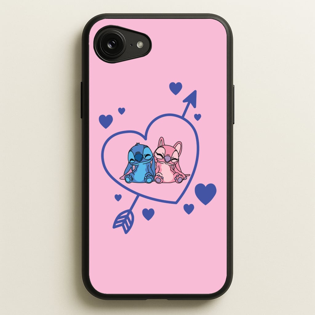Arrow Heart - Pink Alien  - Angel Stitch Phone Case for iPhone 16e