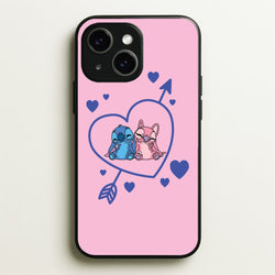 Arrow Heart - Pink Alien  - Angel Stitch Phone Case for iPhone 14 Plus