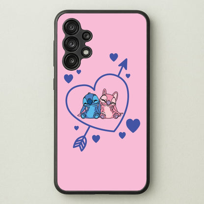 Arrow Heart - Pink Alien  - Angel Stitch Phone Case for Galaxy A13