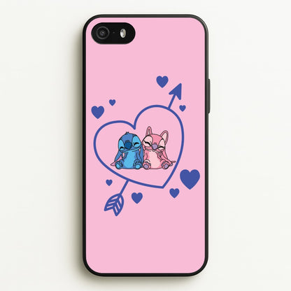 Arrow Heart - Pink Alien  - Angel Stitch Phone Case for iPhone 5 / 5s / SE 2016