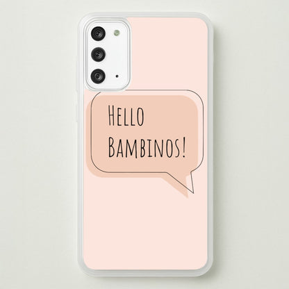 Hello Bambinos - FND  - Friday Night Dinner Phone Case for Galaxy Note 20