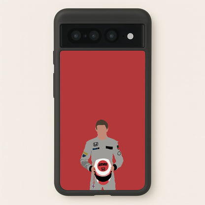 Button - F1  - F1 Phone Case for Google Pixel 7 Pro
