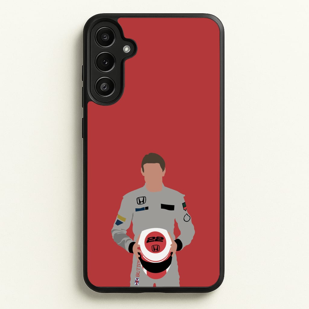 Button - F1  - F1 Phone Case for Galaxy A34