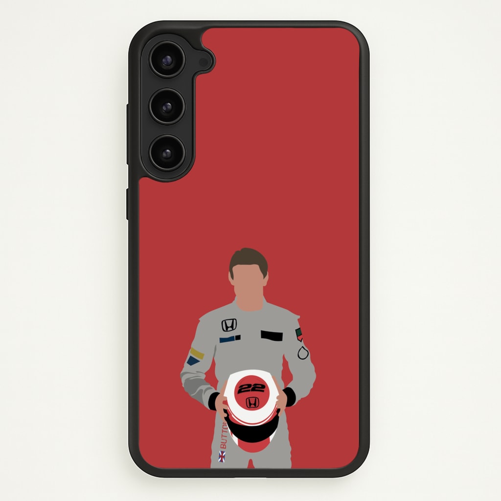Button - F1  - F1 Phone Case for Galaxy S23