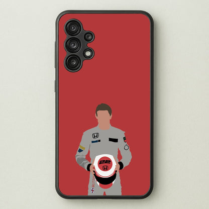 Button - F1  - F1 Phone Case for Galaxy A13