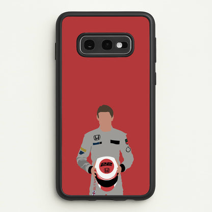 Button - F1  - F1 Phone Case for Galaxy S10e