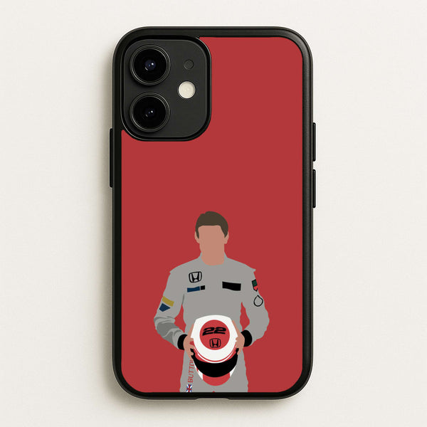 Button - F1  - F1 Phone Case for iPhone 12 / 12 Pro