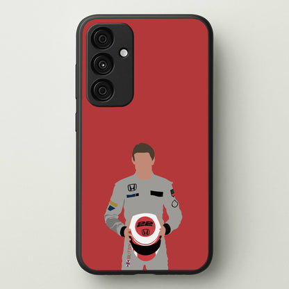 Button - F1  - F1 Phone Case for Galaxy A55