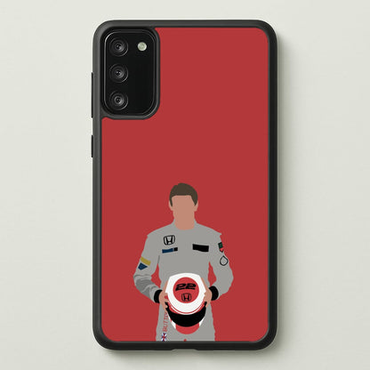 Button - F1  - F1 Phone Case for Galaxy A41