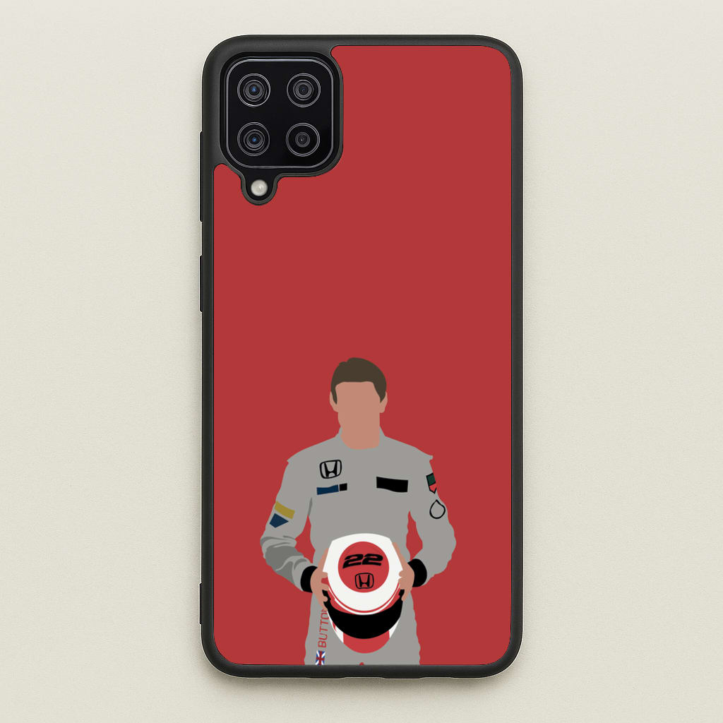 Button - F1  - F1 Phone Case for Galaxy A12