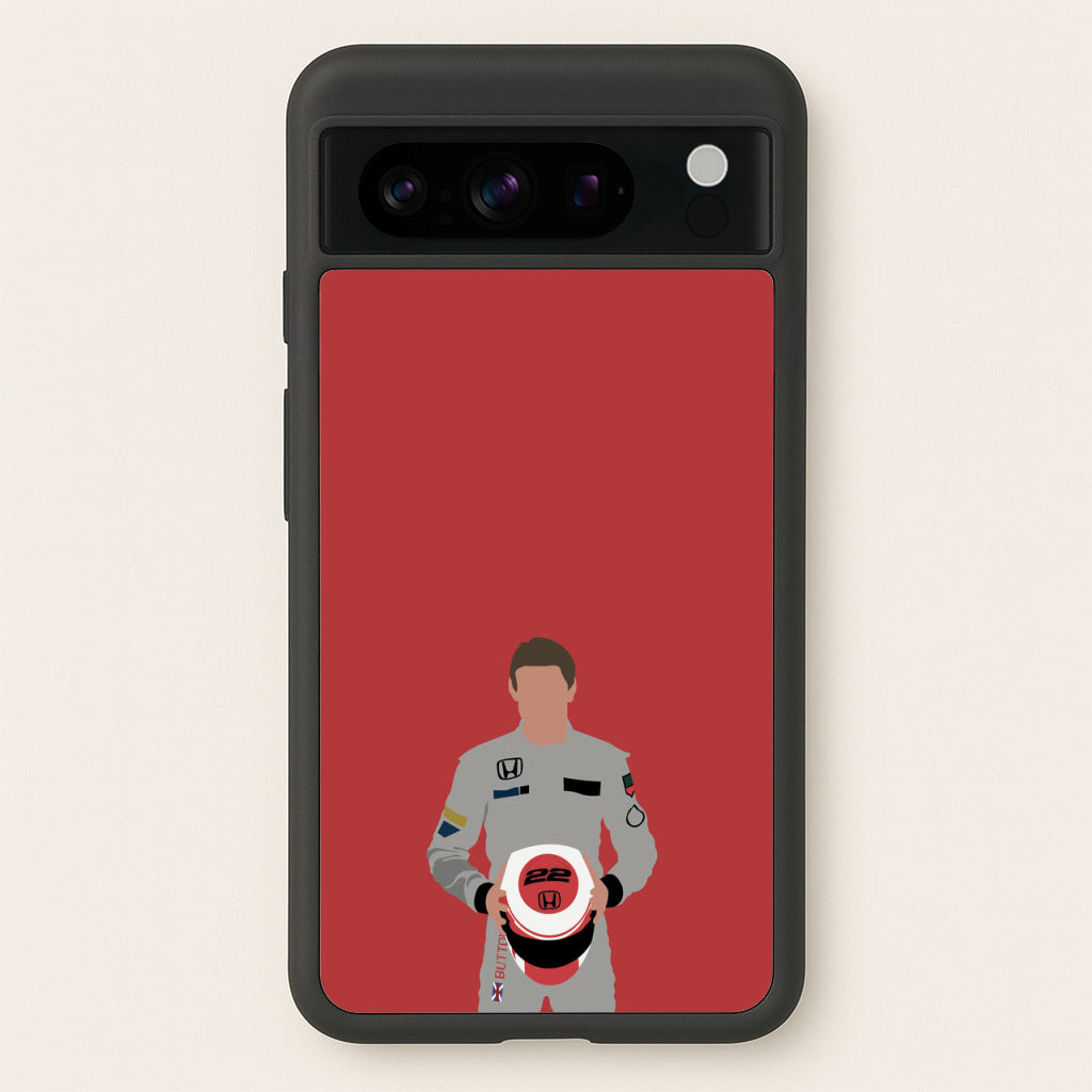 Button - F1  - F1 Phone Case for Google Pixel 8 Pro