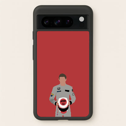Button - F1  - F1 Phone Case for Google Pixel 8 Pro