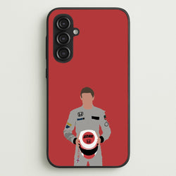 Button - F1  - F1 Phone Case for Galaxy S23FE