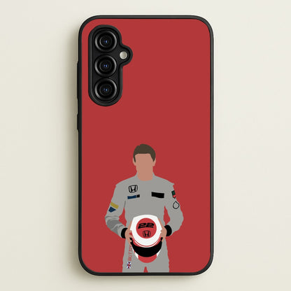 Button - F1  - F1 Phone Case for Galaxy A54
