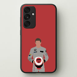 Button - F1  - F1 Phone Case for Galaxy A35
