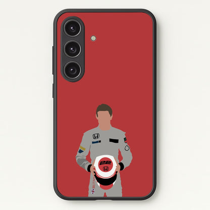 Button - F1  - F1 Phone Case for Galaxy S24FE