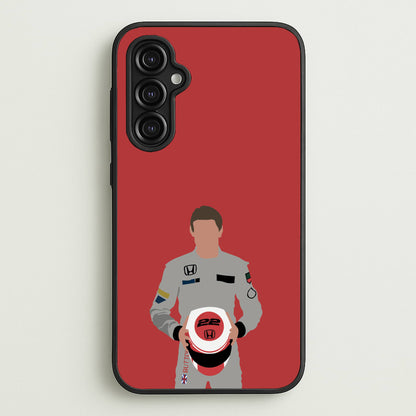 Button - F1  - F1 Phone Case for Galaxy A14