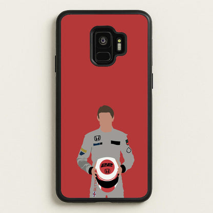 Button - F1  - F1 Phone Case for Galaxy S9