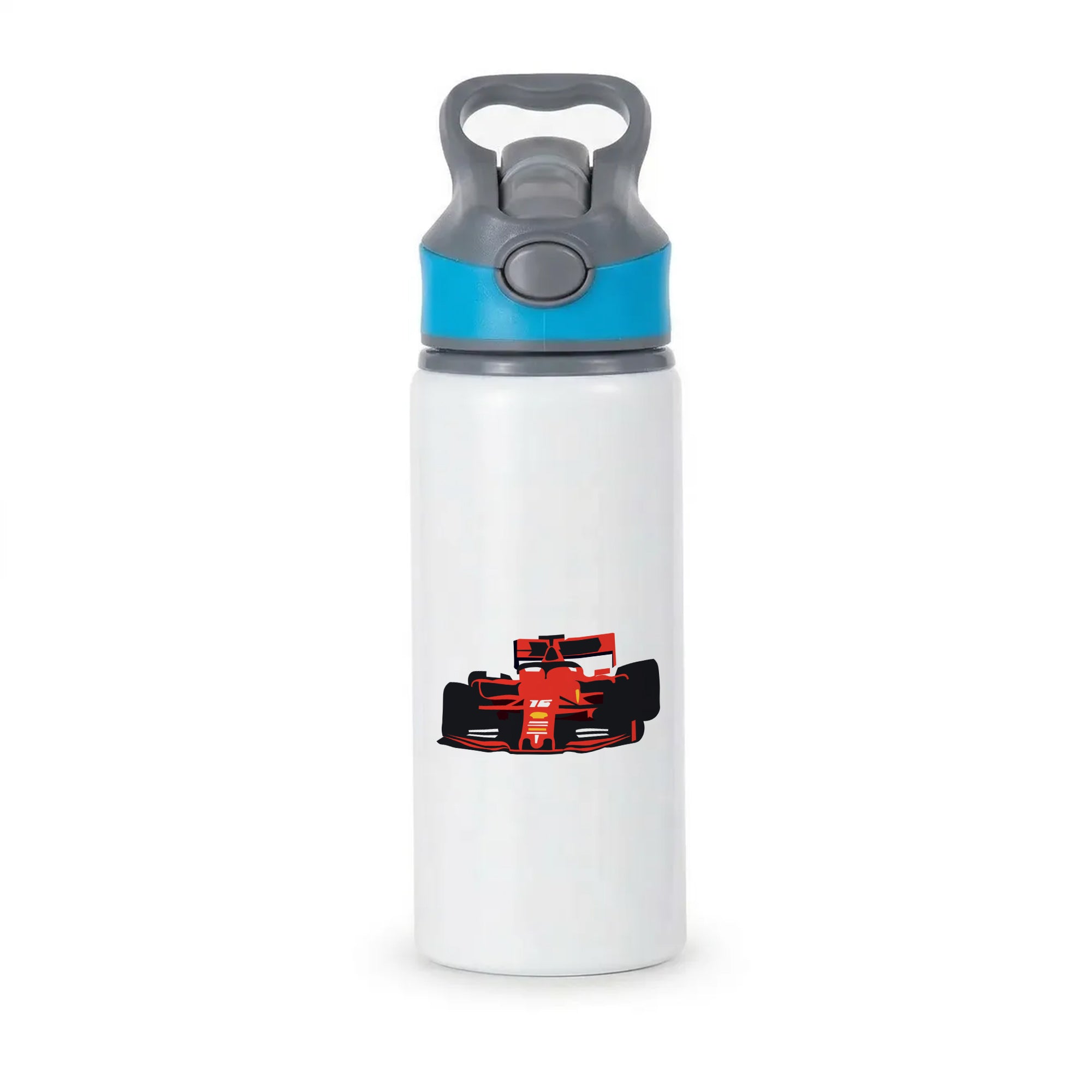 F1 Car  Active Water Bottle - Blue