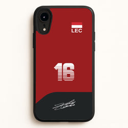 Leclerc - F1  - F1 Phone Case for iPhone XR