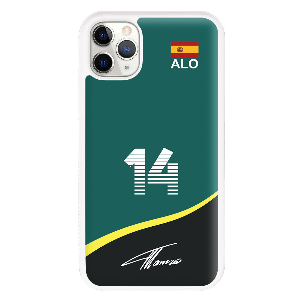 Alonso - F1 Phone Case