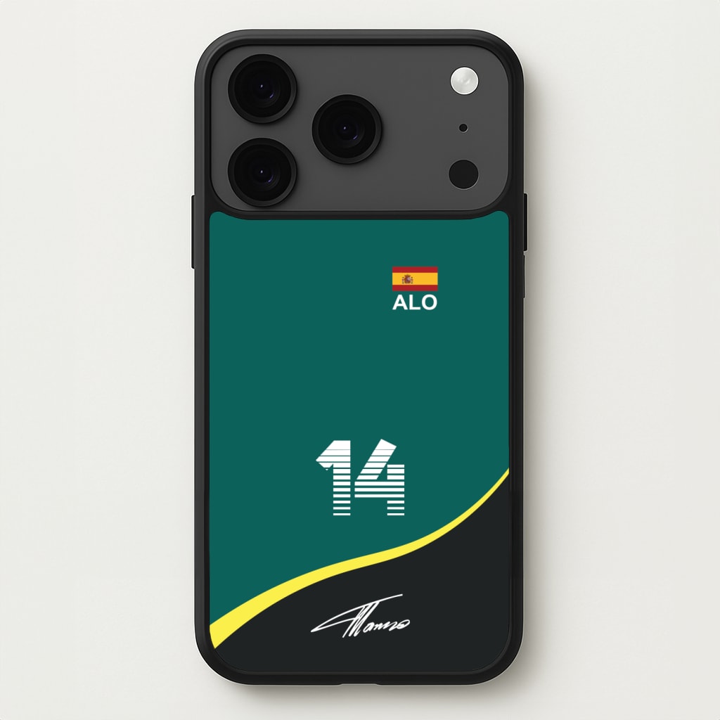 Alonso - F1 Phone Case