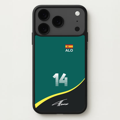 Alonso - F1 Phone Case for iPhone 17 Pro