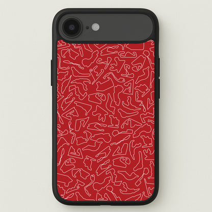 Track Outlines Red Phone Case for iPhone 17 Air