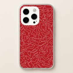 Track Outlines Red  - F1 Phone Case for iPhone 14 Pro Max